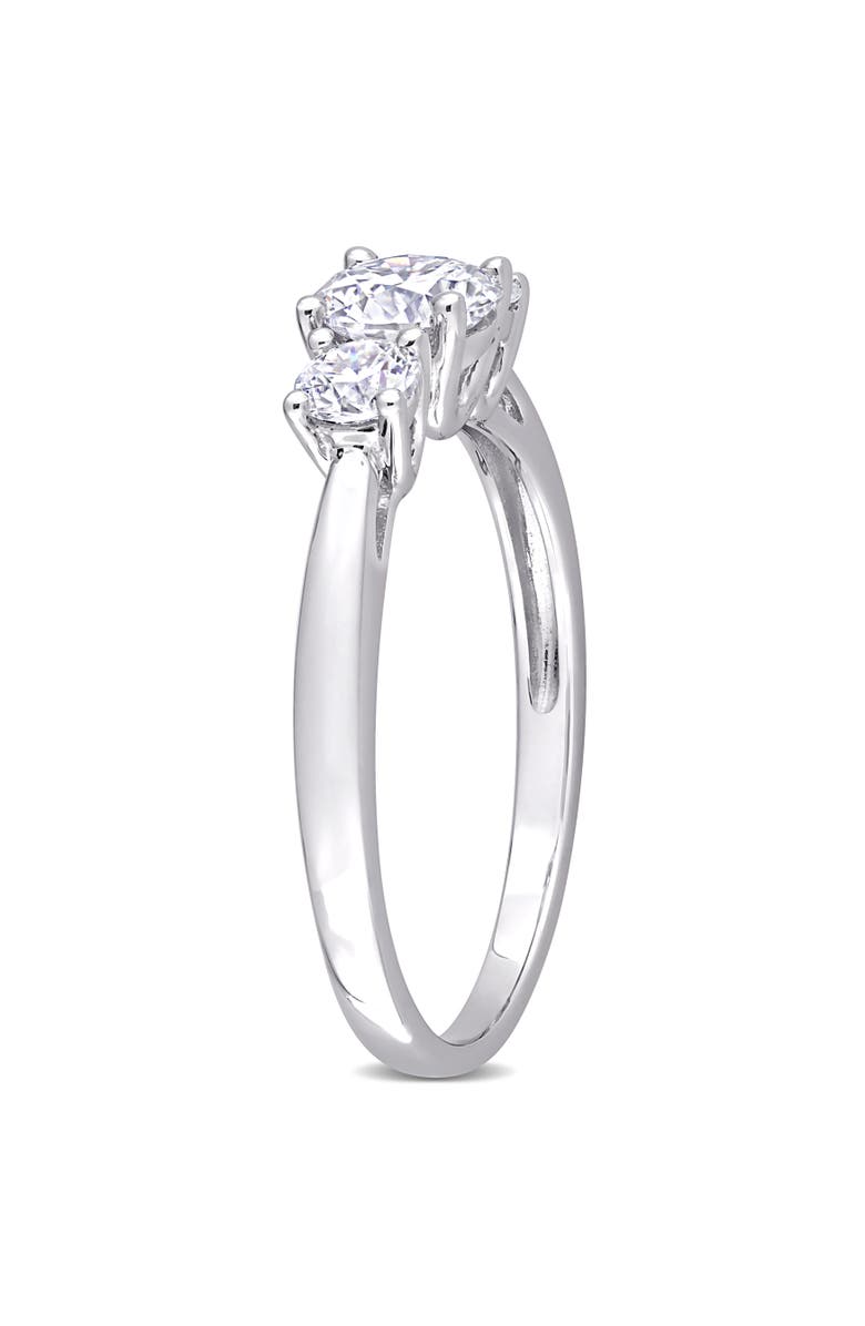 Julianna B. 1CT DEW Moissanite 3-Stone Ring, Alternate, color, Sterling Silver