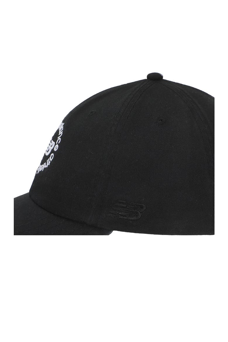 6-Panel Circle Graphic Adjustable Baseball Cap, Alternate, color, BLACK