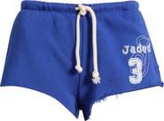 JADED LONDON Mini Cutoff Cotton Blend Sweat Shorts