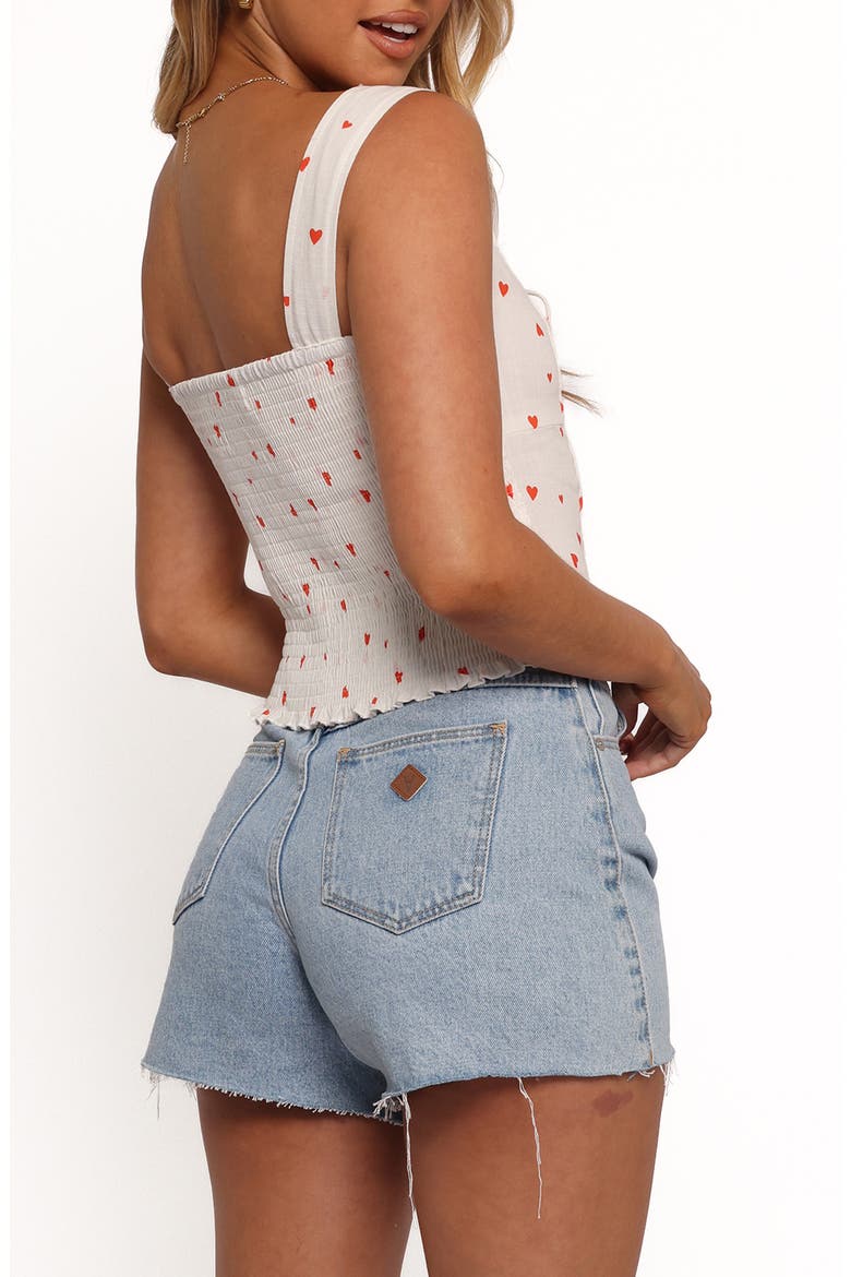 Alice Heart Print Corset Top, Alternate, color, DITSY HEART