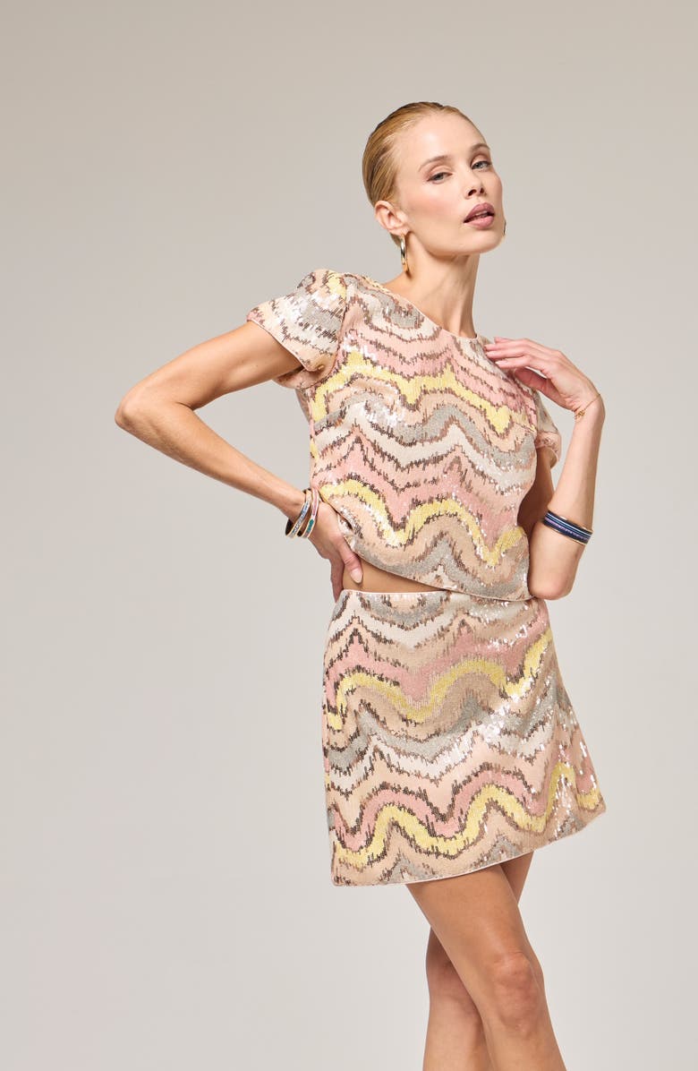 BTB Los Angeles Katya Skirt, Alternate, color, Multi