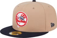 New Era Men's New Era Khaki New York Yankees 59FIFTY Fitted Hat