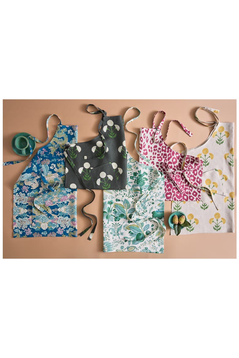 Linen Apron, Alternate, color, GISELE MOONFLOWER