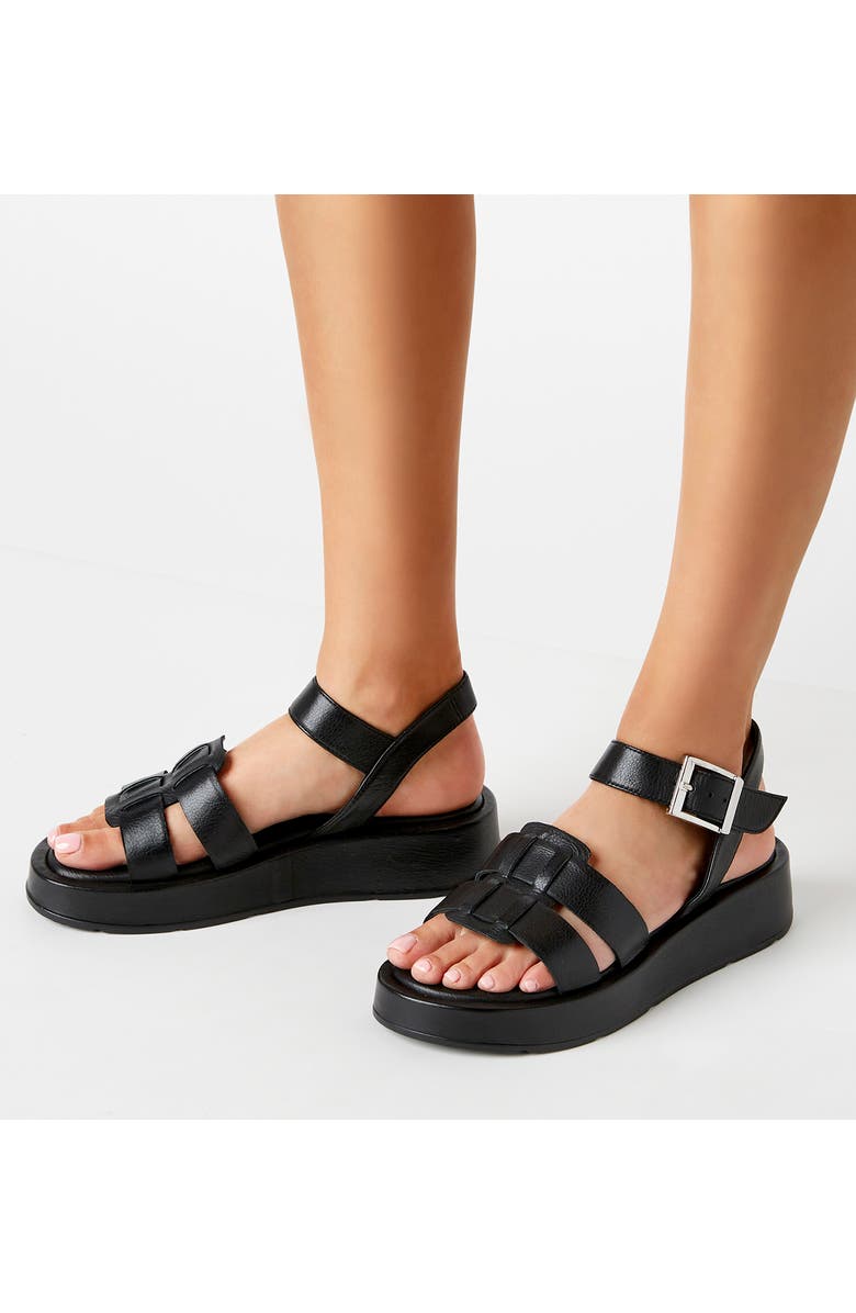 La Canadienne Aubree Platform Sandal, Alternate, color,