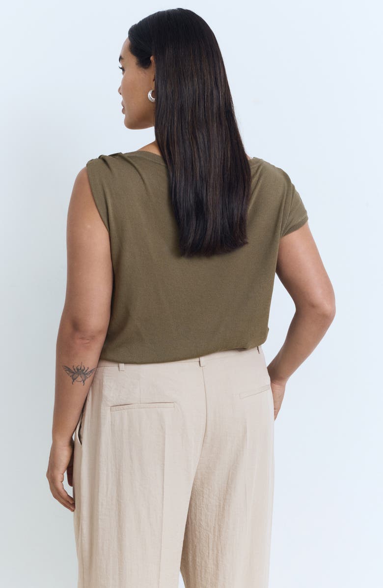 MANGO Carla Wide Leg Pants, Alternate, color, Light/ Pastel Grey