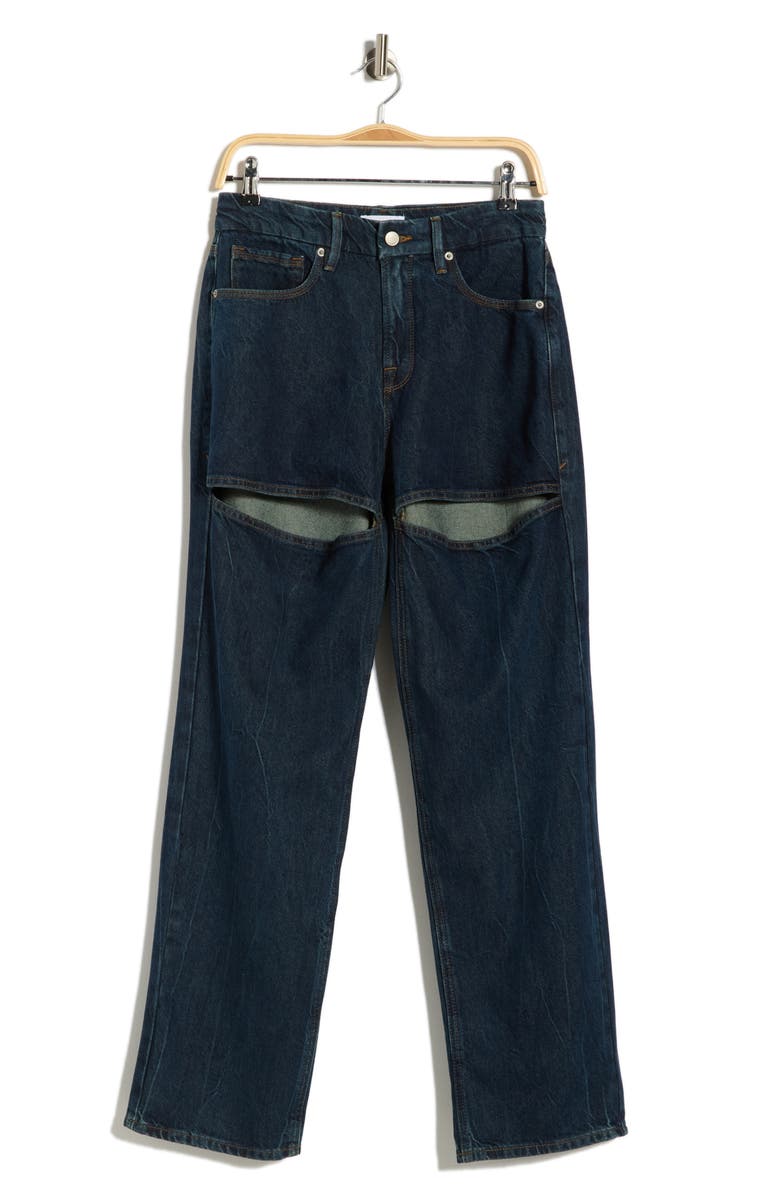 Good American Good '90s Relaxed Jeans, Main, color, Indigo1003