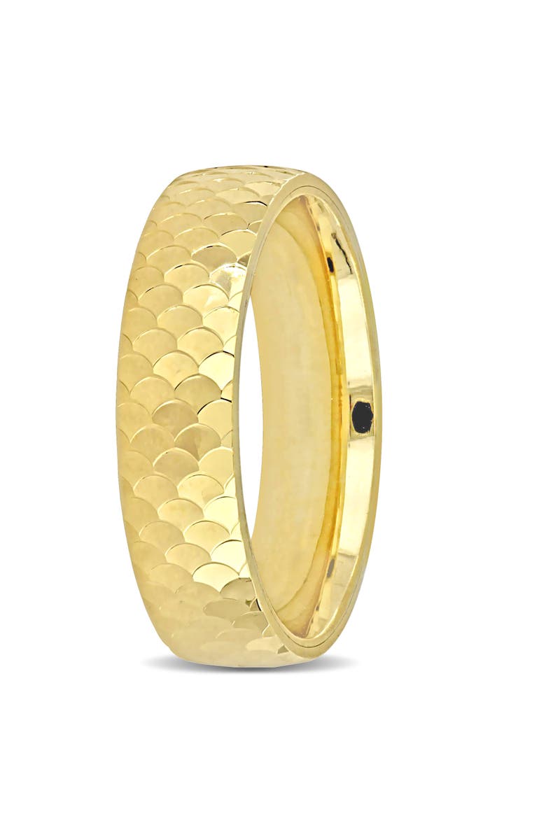 Julianna B. 5mm Geometric Pattern Wedding Band 14k, Alternate, color, 