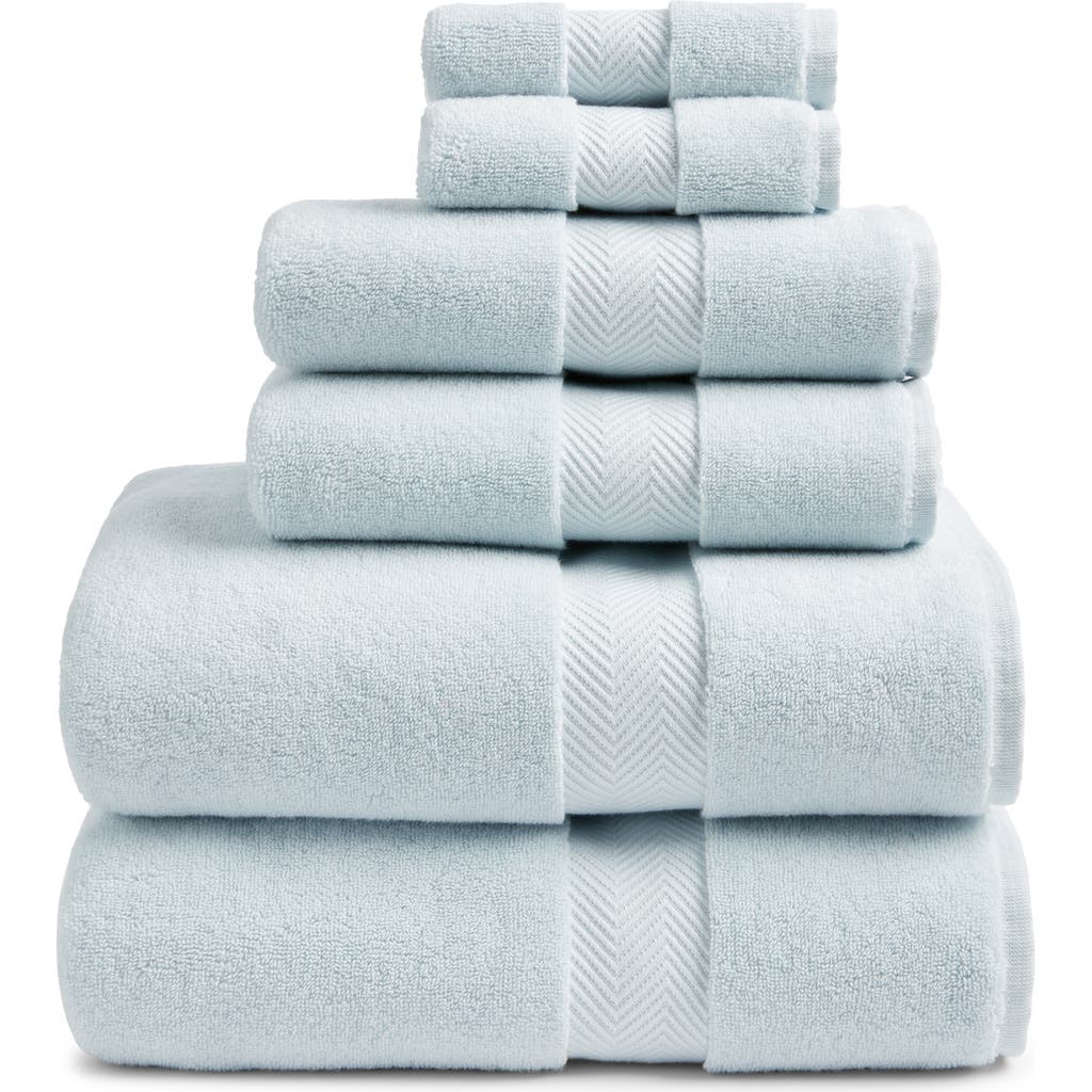 Nordstrom Organic Hydrocotton 6-piece Towel Set $144 Value In Blue