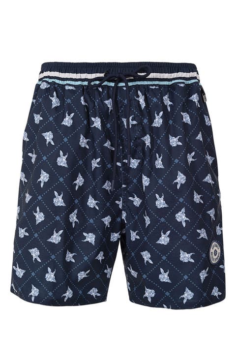 Joe Cherish Stretch Cotton Blend Swim Trunks