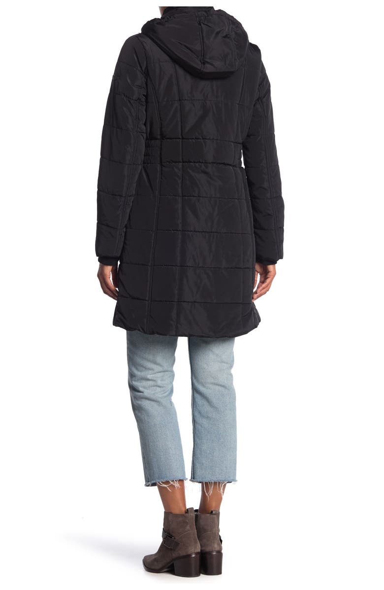 Lucky Brand Missy Long Hooded Puffer Jacket, Alternate, color,