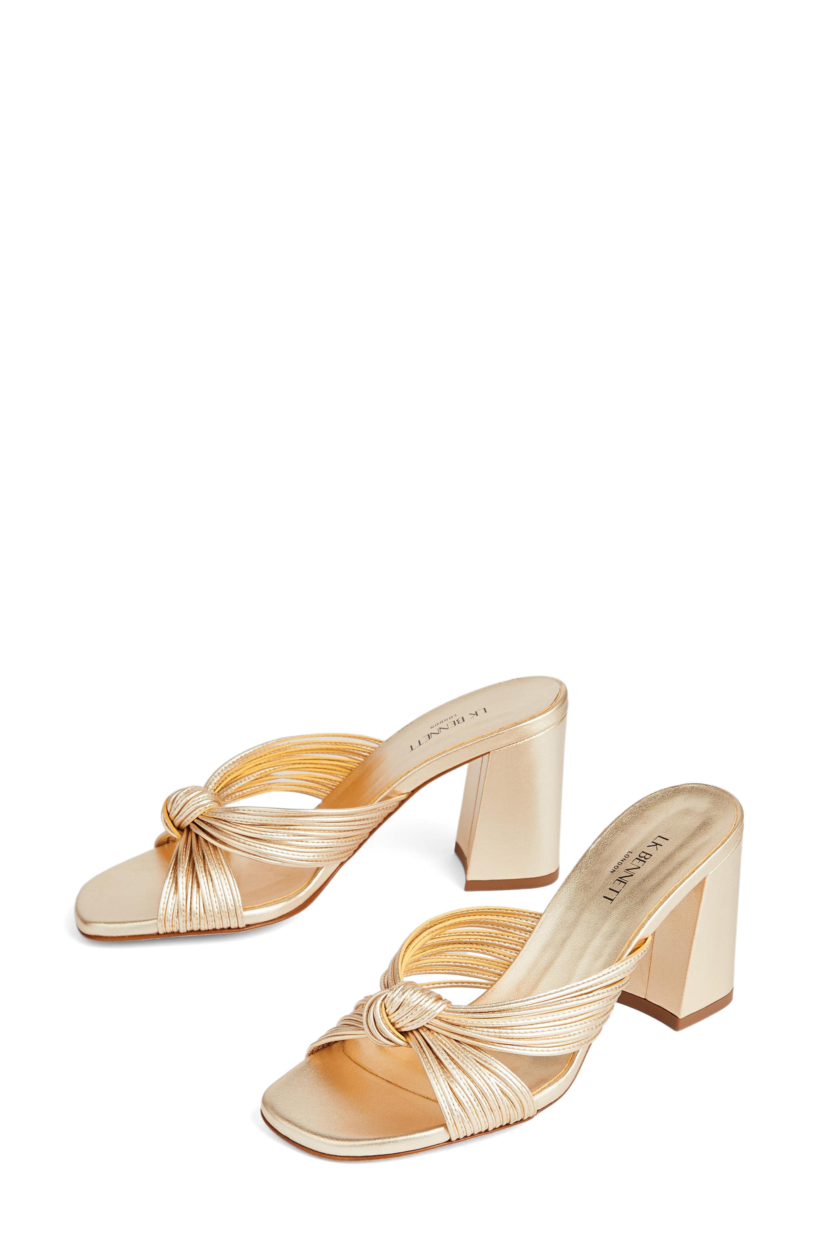 Coletta Block Heel Sandal, Alternate, color, GOLD