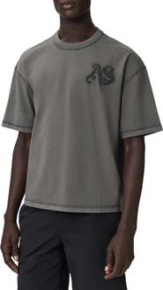AllSaints Insignia Logo Appliqué Organic Cotton T-Shirt