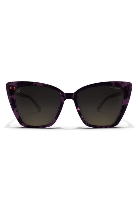 Isla 56mm Polarized Cat Eye Sunglasses