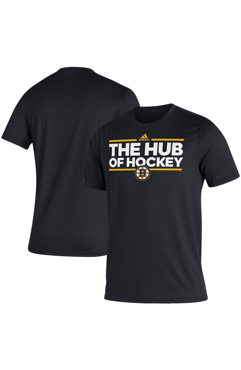 adidas Men's adidas Black Boston Bruins Dassler Creator T-Shirt, Main, color,