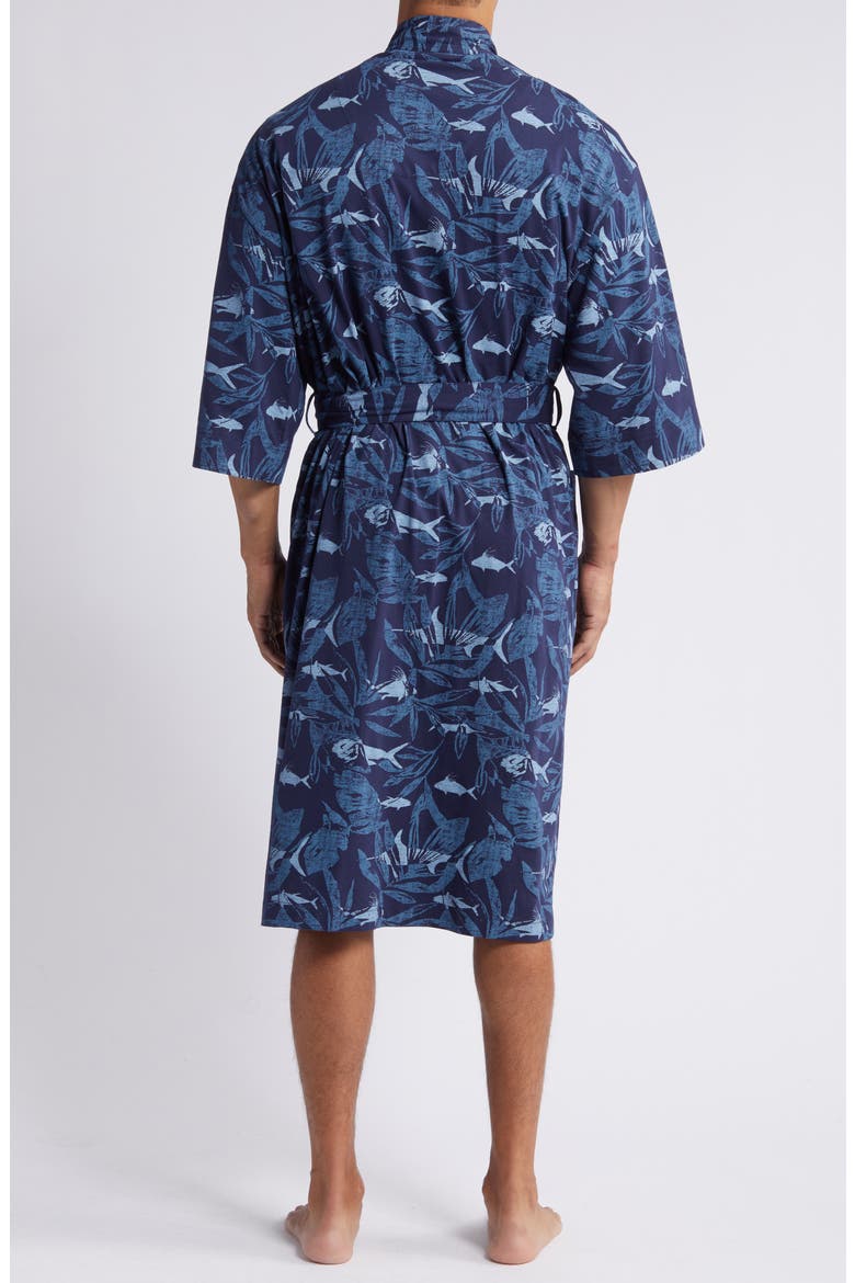Sea Change Knit Robe, Alternate, color, NAVY