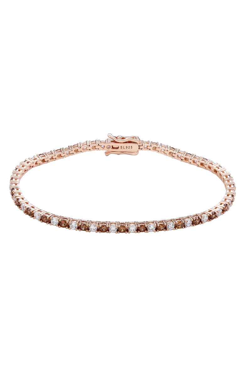Pavé Tennis Bracelet, Main, color, ROSE