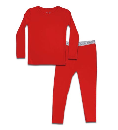Kids' Winterberry Red Set of 2 Piece Pajamas