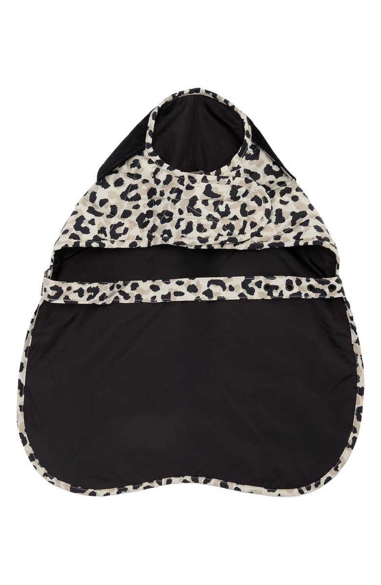 Barbour Harley Quilted Leopard Dog Coat, Alternate, color, Jasmine Leopard