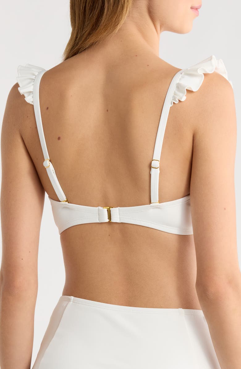 Hutch Ruffle Underwire Bikini Top, Alternate, color, 