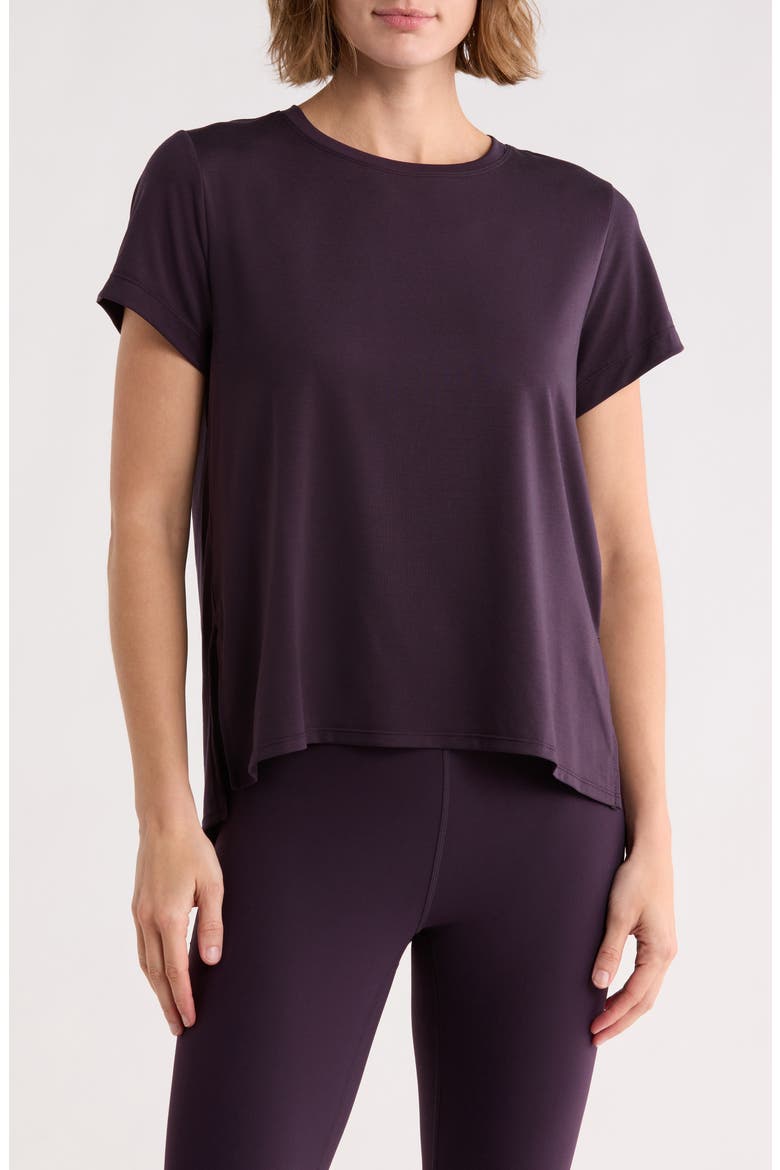 Key Element Short Sleeve Tee, Main, color, PURPLE NEBULA