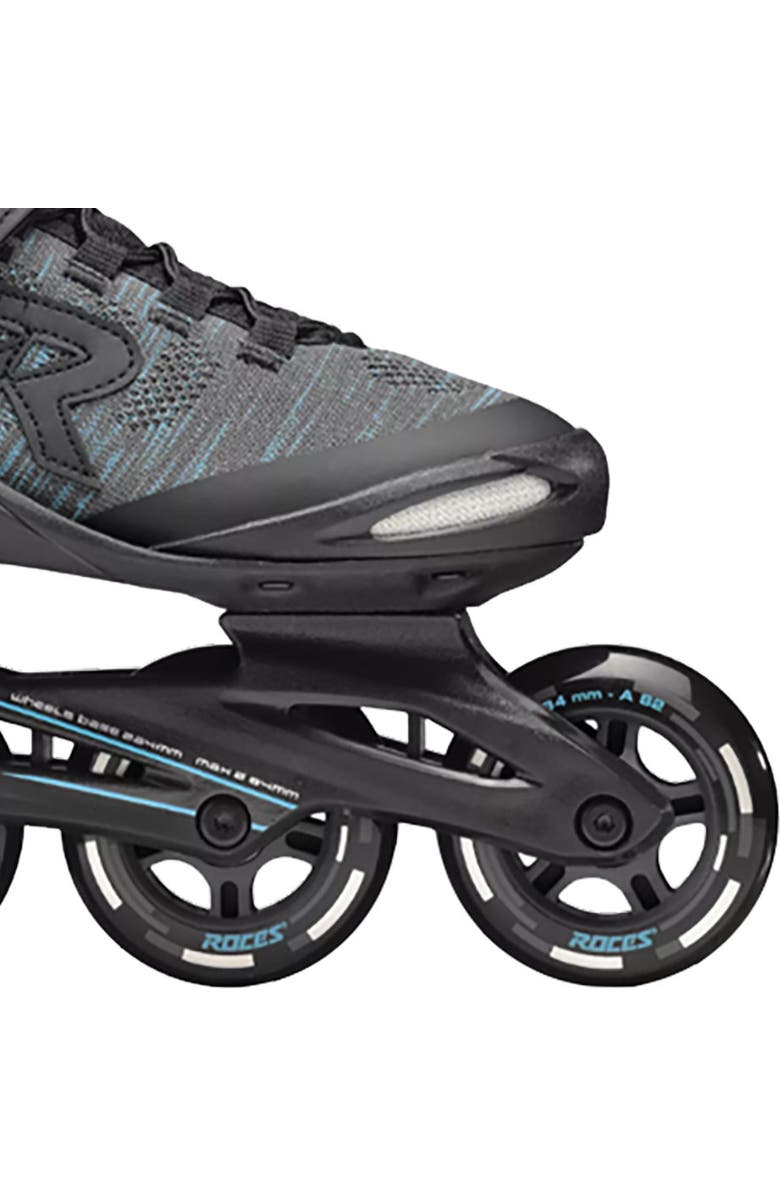 Roces Weft Thread Mens Inline Skates, Alternate, color, Black/Blue