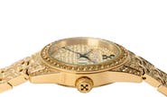 Off-White Discreet Crystal Quartz Bracelet Watch, 32mm