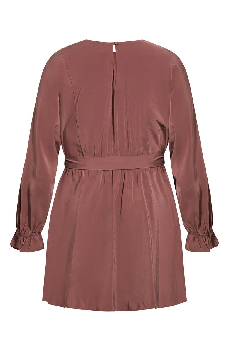 City Chic Romanticize Belted Tunic, Alternate, color,