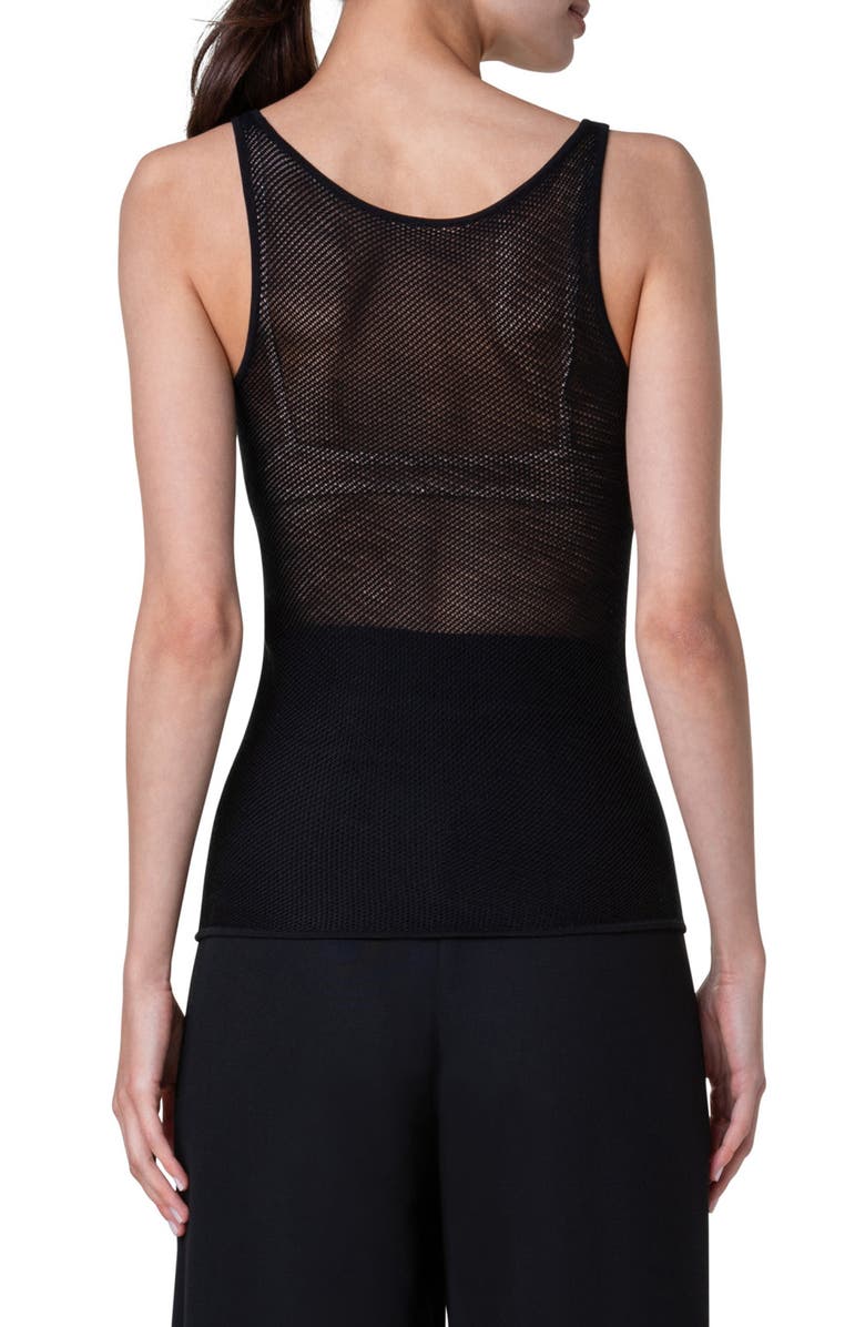 Akris Silk Mesh Tank, Alternate, color, 