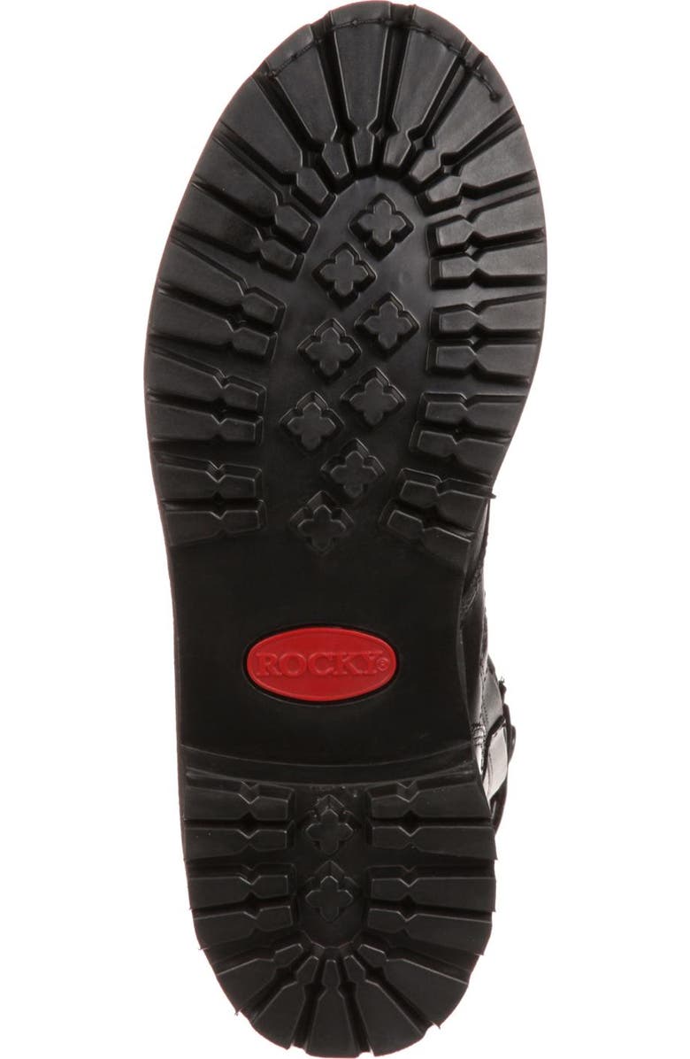 Rocky Side Zipper Jump Boot, Alternate, color, Black