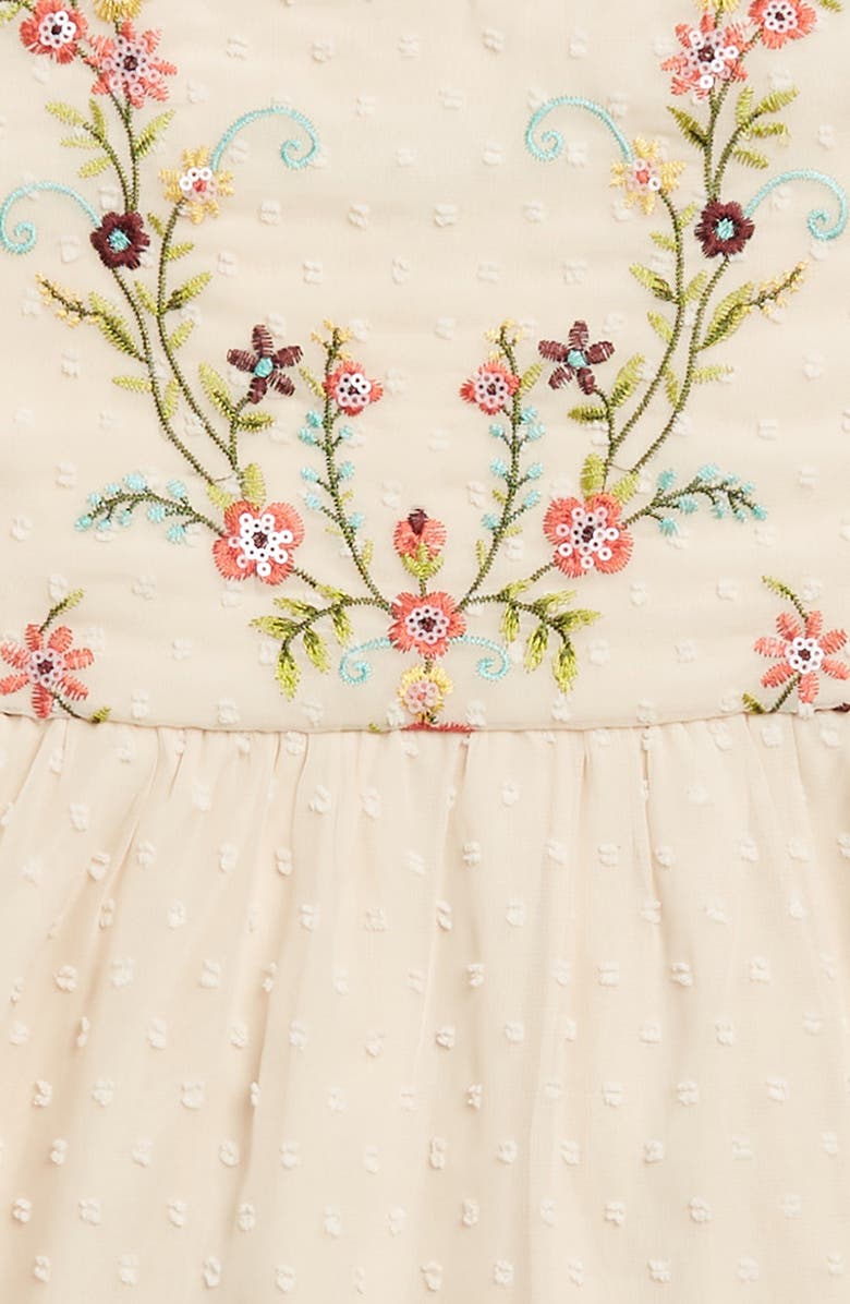 Zunie Kids' Floral Embroidered Dress, Alternate, color, 