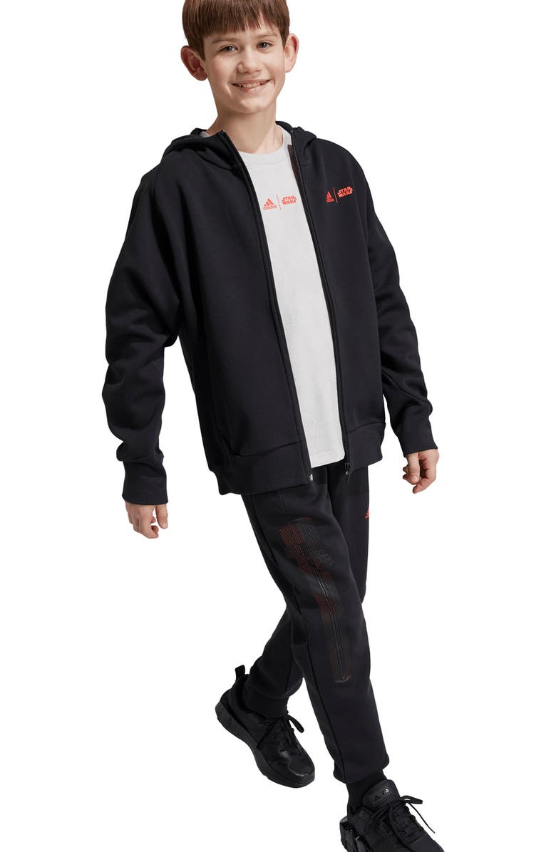 adidas x Star Wars<sup>™</sup> Kids' Z.N.E. Cotton Graphic T-Shirt, Alternate, color, 