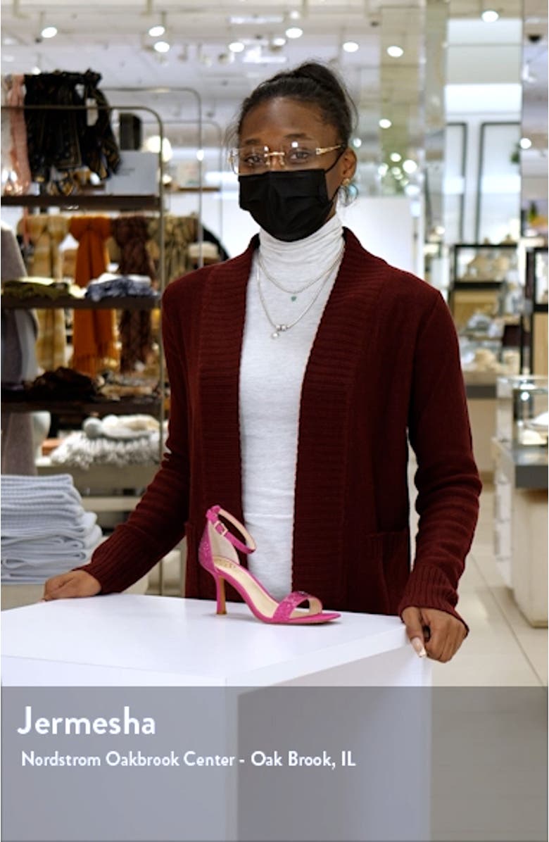 Enella Embellished Ankle Strap Sandal, sales video thumbnail