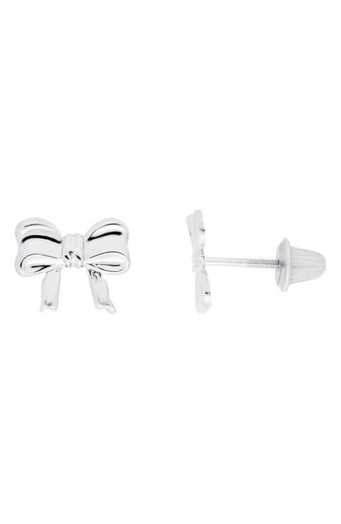 Kids' Bow Stud Earrings