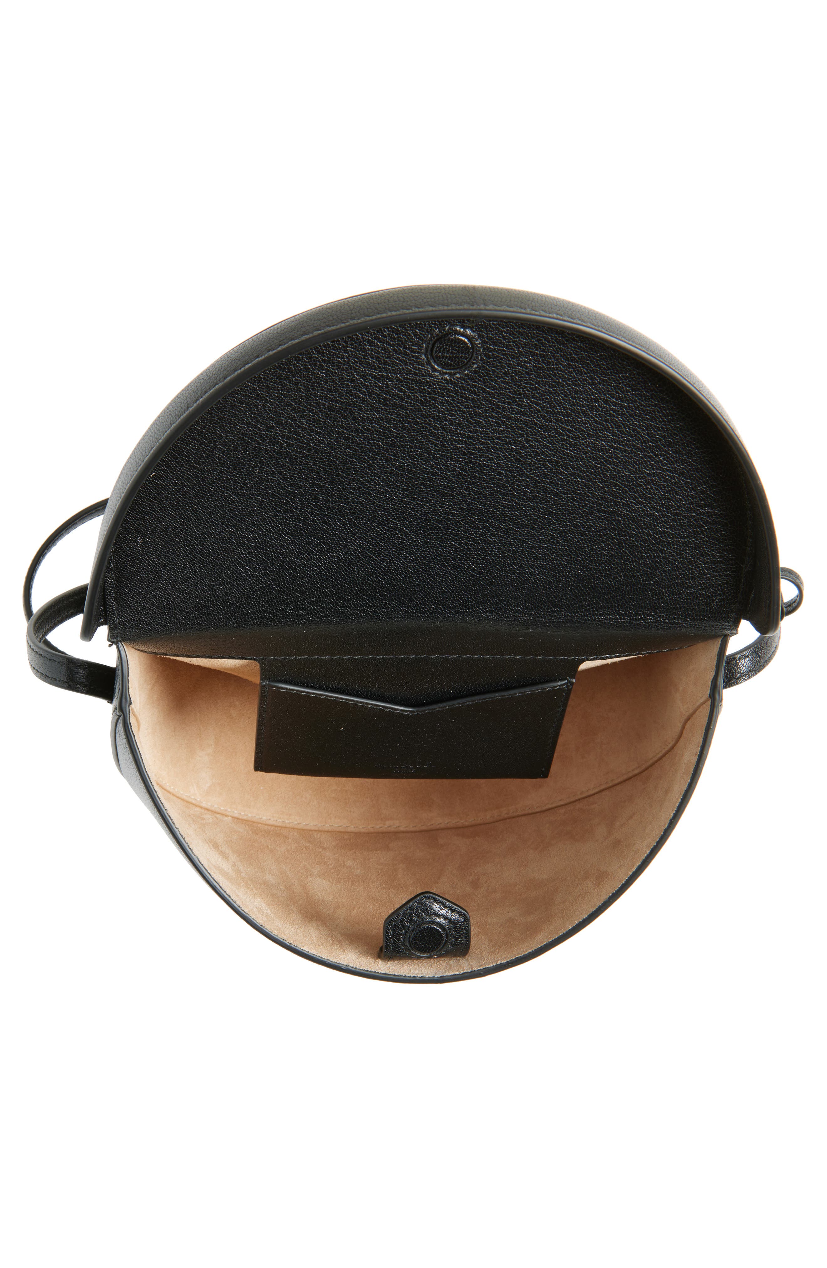 Alaïa Besace Crossbody, Alternate, color, Noir