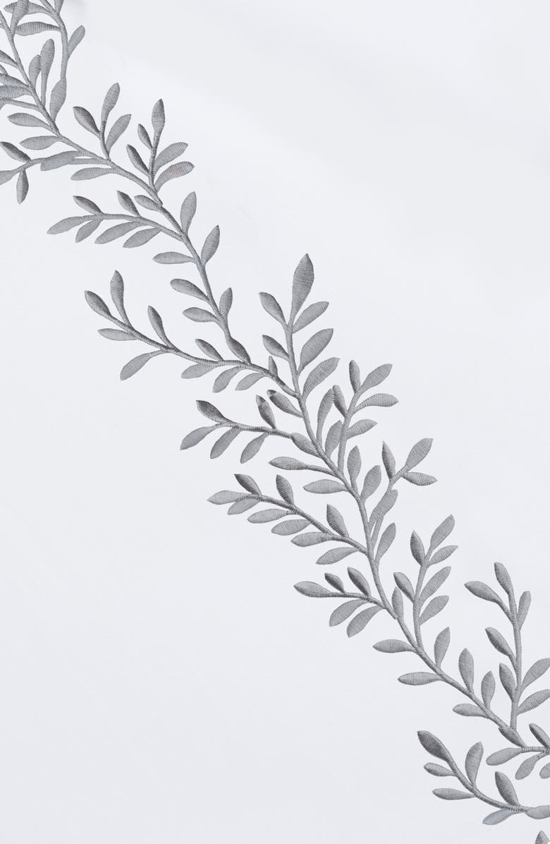 MELANGE HOME 600 Thread Count Cotton Floral Pillow Shams - Set of 2, Alternate, color, Grey