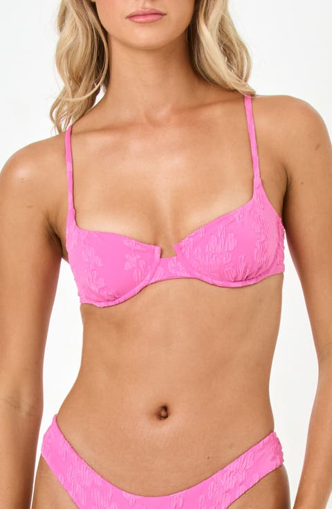 Belle Underwire Jacquard Bikini Top