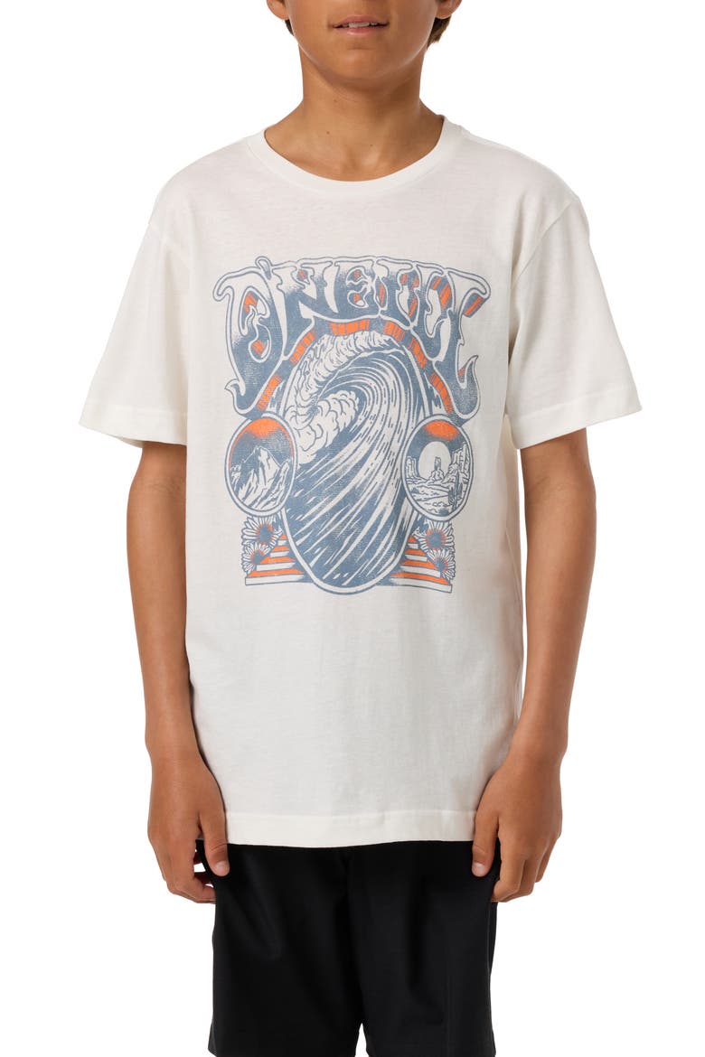 Kids' Psychd Classic Cotton Graphic T-Shirt, Alternate, color, TOFU
