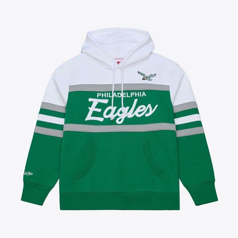 Men's Kelly Green Mitchell & Ness  Philadelphia Eagles Head Coach Hoodie