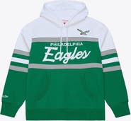 Mitchell & Ness Men's Kelly Green Mitchell & Ness  Philadelphia Eagles Head Coach Hoodie