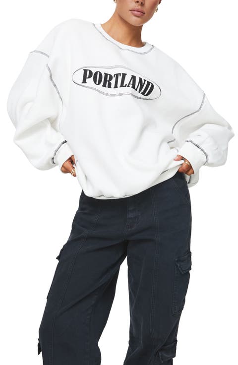 Portland Oversize Graphic Sweatshirt