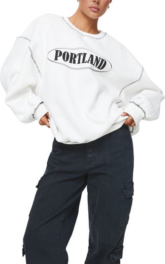 Portland Oversize Graphic Sweatshirt