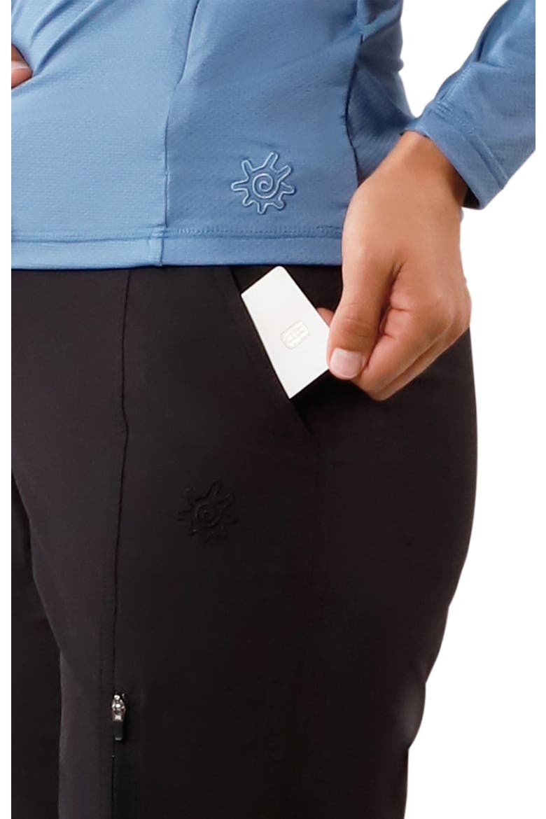 Walking Capris, Alternate, color, Black