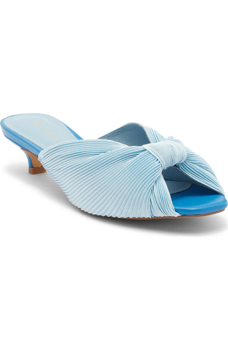 INTENTIONALLY BLANK Curfew Knot Slide Sandal, Main, color, Baby Blue