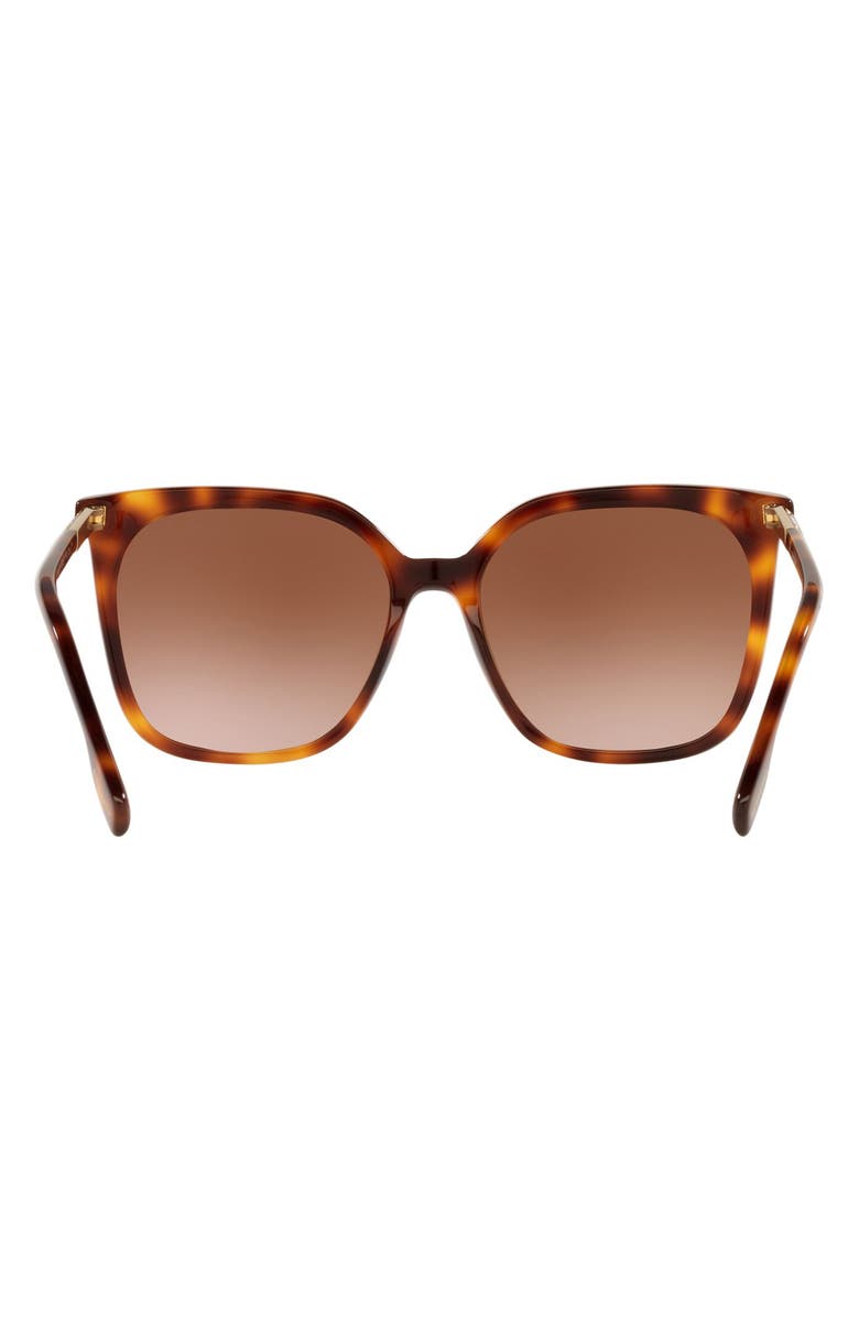 Burberry 56mm Emily Square Sunglasses, Alternate, color,