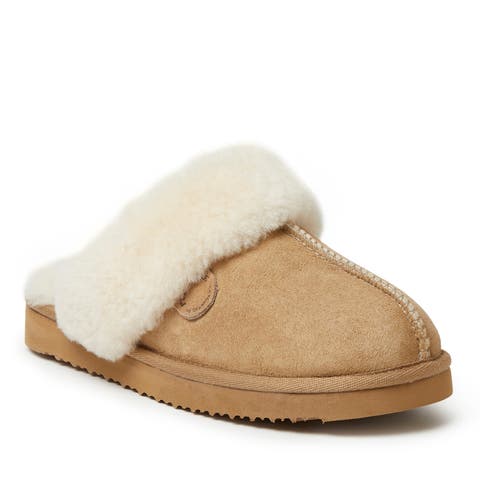 Fireside Sydney Genuine Shearling Scuff Slipper (Women)
