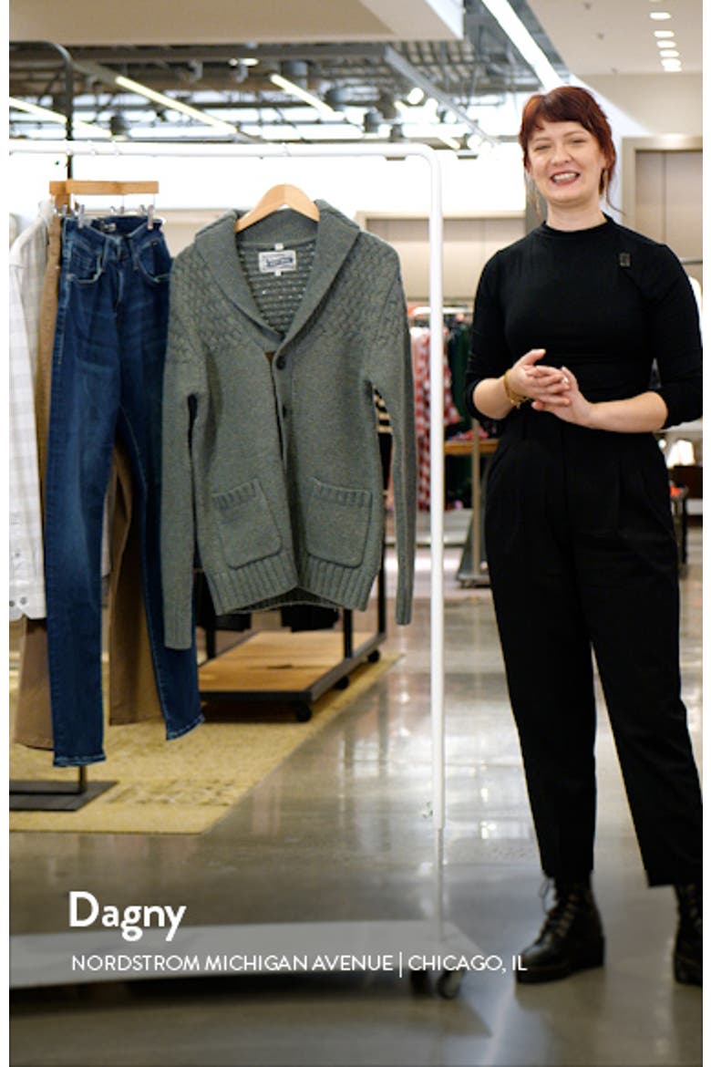 Corduroy Elbow Patch Wool Blend Cardigan video