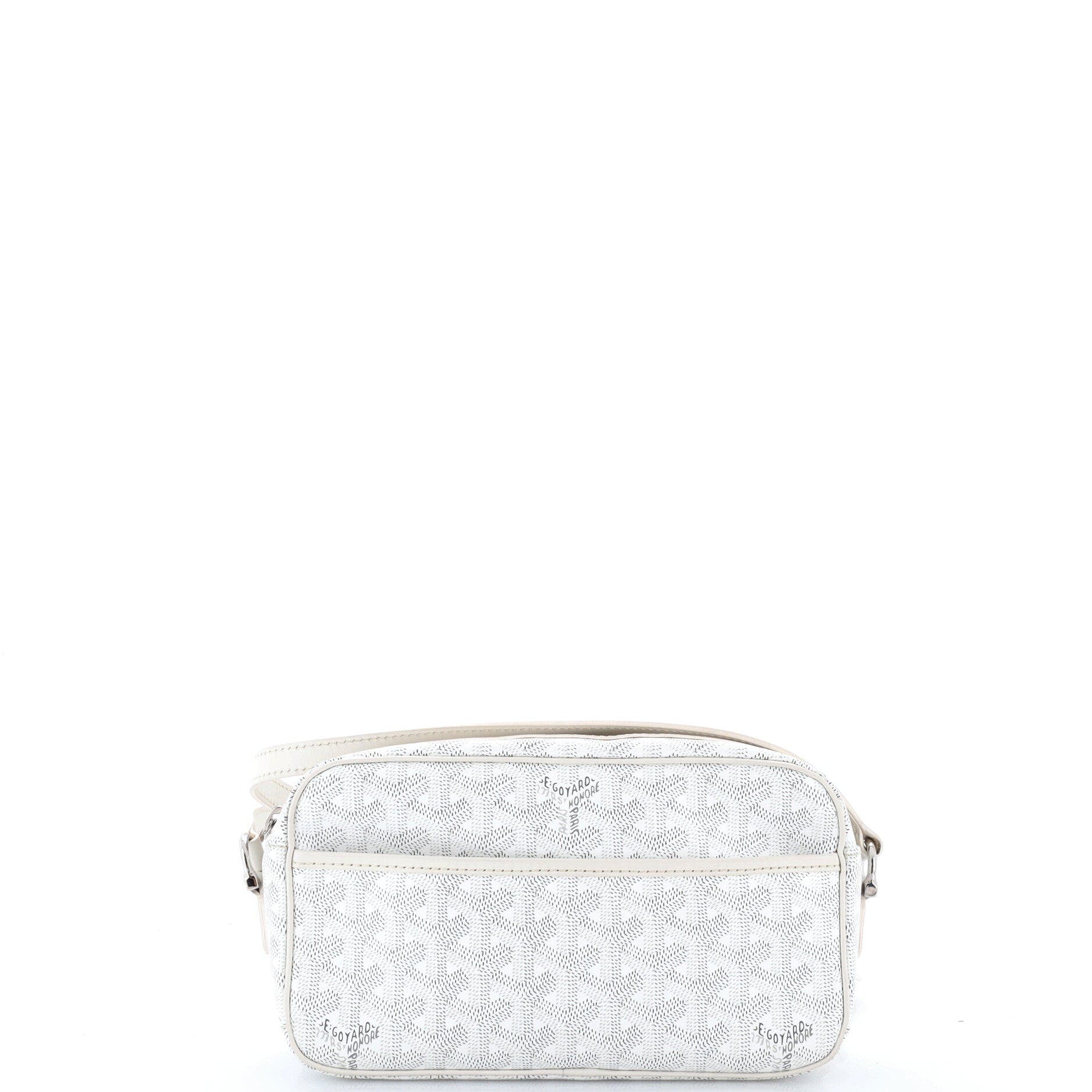 Cap Vert Bag Coated Canvas, Main, color, White