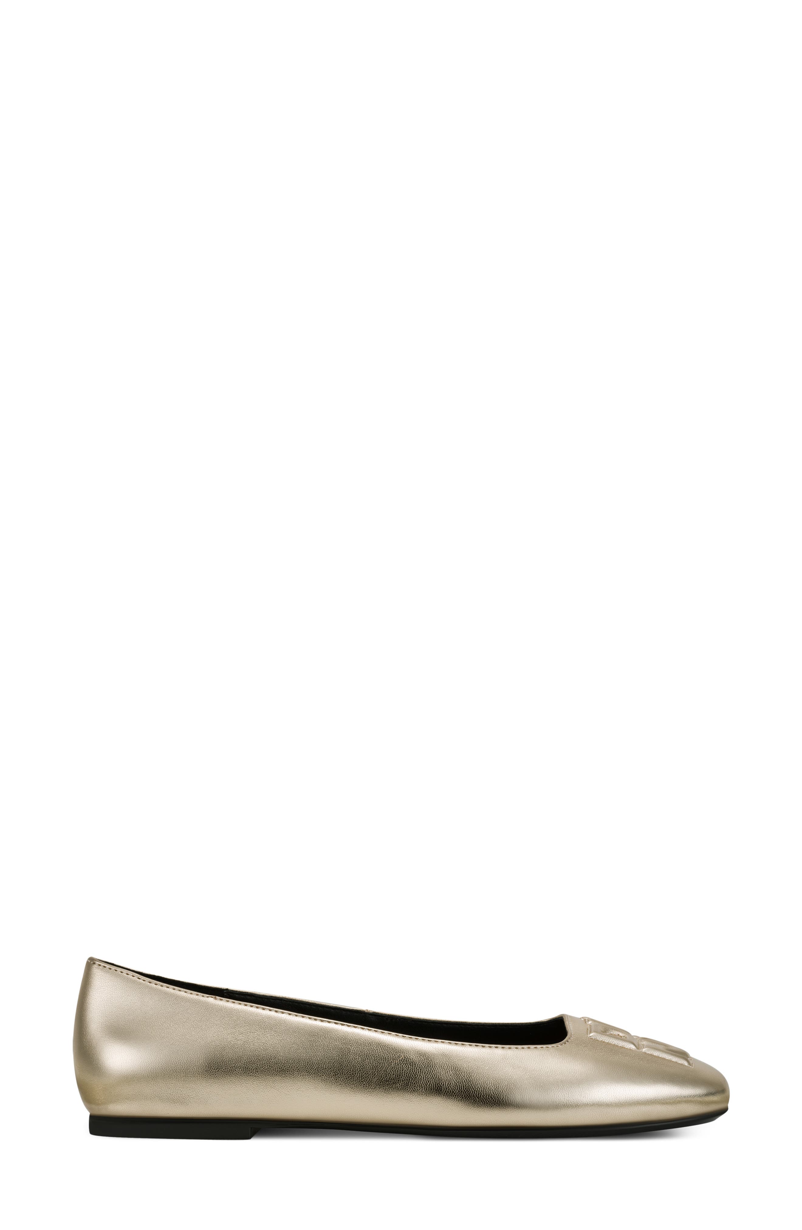 DKNY Darianne Ballet Flat, Alternate, color, Platino