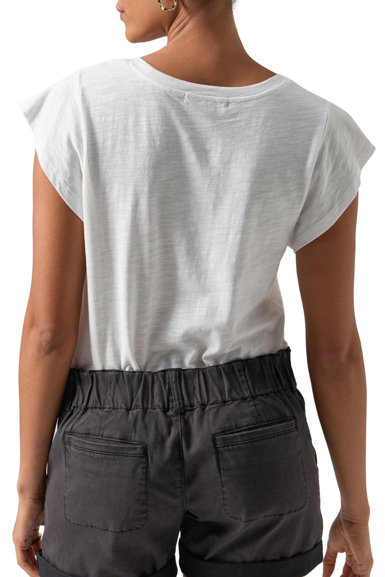 West Side Scoop Neck T-Shirt, Alternate, color, WHITE