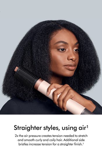 Airwrap Co-anda2x<sup>™</sup> Multi-Styler & Dryer Curly+Coily in Ceramic Pink & Rose Gold